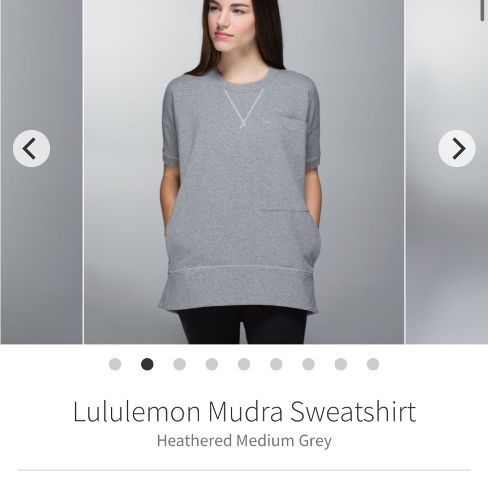 Lululemon Heathered Grey Sweatshirt